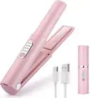 Mini Hair Straightener Cordless Portable Flat Iron for Daily Use Bangs Touch Ups