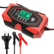 Ozoffer Car Battery Charger 12V/24V Lead-Acid and Lithium Battery Charger Smart Trickle