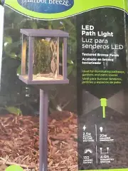 Harbor Breeze LED Path Light Low-Voltage Textured Bronze Finish 150 Lumens 2.5w