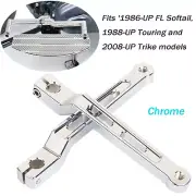 Chrome Heel Toe Gear Shift Levers For Harley Road Street Glide Softail Fat Boy