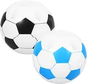 STOBOK Pen Holder Desk Accessory Football Pencil Cup Office Supplies Plastic 2pcs Set Decorative for Classroom