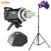 Godox MS300 300w Studio Flash Strobe Head + 95cm Bowens Softbox + Light Stand