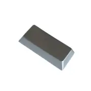 Silver Glossy Enter Keycap Zinc Alloy Key Button for Mechanical Keyboards