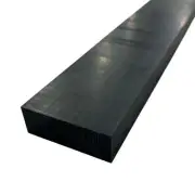0.750" x 2" x 18", Acetal POM Plastic Sheet, Black, ASTM D6778