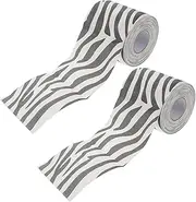 PAMINGONO 2Pcs Zebra Print Toilet Paper Unique Texture Bathroom Tissue for Creative Decor Convenient Storage Stylish Animal Print Design