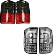 TDTAPN 1Pair LED Bulb Tail Light Assembly Compatible for Nissan Patrol GQ 1988-1997 Rear Bumper Turn Signal Lamp 26555-05J00