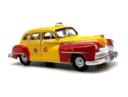 ZA 1:87 Yellow Desoto San Francisco Taxi Classic Model Diecast Metal Car BN