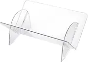 Desktop Bookshelf,Slanted Bookends,Desktop Organizer Rack,Transparent Desktop Books Rack,Magazines Storage Rack,for Bedrooms Sofas and Bedside Tables ect,Large Capacity Desktop Tray,Transparent