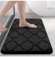 Memory Foam Bath Mat Rug 24x16 Ultra Soft Non Slip and Absorbent Bathr...