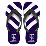 Fremantle Dockers AFL Team Thongs Flip Flops Size 11/12