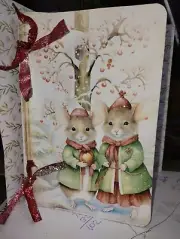 A Very Merry Winter Junk Journal Scrapbook USA Seller