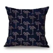 Flamingos On Cotton Linen Pillow Cover Cushions & Decorative Pillows
