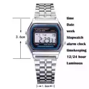 *PREORDER* Casio A158W watch Vintage Retro Silver Stainless Steel Digital