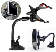 Flexible Car Windshield Suction Mount Clip Holder For Garmin GPSMAP 78sc GPS