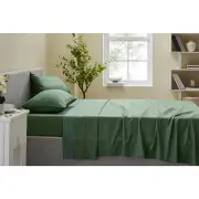 Trafalgar 1200TC Cotton Rich Bed Sheet Set - Sage, Double - Double