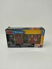 Make It Blocks Fire Squad Figurines 5 Pack Figure Set Legos Compatible New Box