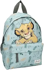 [Vadobag] Lion King Backpack - Simba Made for Fun - Disney The Lion King - Backpack for Kids | School | Nursery - Colour Green - Dimensions 31 x 22 x 9 cm, Multi-Colour, One Size, multicoloured, One size