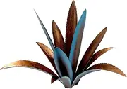 Metal Agave Plants Statues 13.77inches Tequila Rustic Sculptures Outdoor Lawn Ornament Yard Art Metal Plants for Outdoors