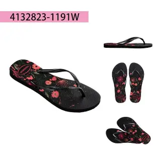 【havaianas 哈瓦仕】拖鞋 女鞋 夾腳拖 花卉 Slim Organic 共4色(哈瓦仕)