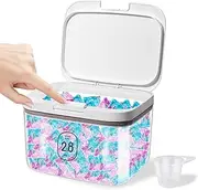 94oz Laundry Pods Container for Laundry Room Organization and Storage, Laundry Detergent Container with Pop up Lid, YITOBA Laundry Powder Container,Dishwasher Laundry Pod Holder (White)