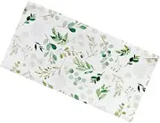 ibasenice Baby Changing Pad Cover Green Leaf Pattern Reusable Diaper Changing Table Cover