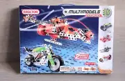 Erector Multimodels Motorized 460 Parts 35 Models Real Metal New