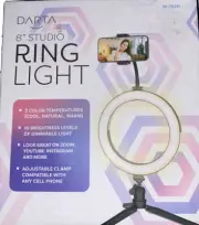 8”Inch Studio￼ Ring Light Tripod Stand Phone Holder Selfie Video USB Powered