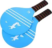 TOYANDONA 2Pcs Wooden Badminton Rackets for Adults Lightweight Paddle for Outdoor Fun for Beach Park and Backyard Games Great for Beginners and Family Activities