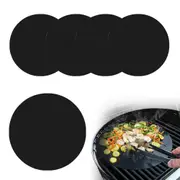 Set of 5 Non-Stick BBQ Grill Mat Baking Mats Oven Liners BBQ Pad