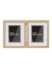 [Vue] Natural Double Photo Frame 20x25cm