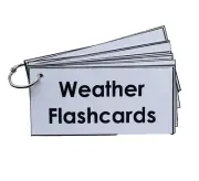 Teacher Made Educational Learning Resource Weather Flashcards Ring