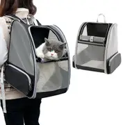 Cat Backpack Carrier Portable Breathable Foldable Outdoor Travel Pet Bag