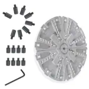 LABLT 8-1/4" Jumbo Jaws Set Wood Lathe Chucks Turn Bowls Plates W/Hex Key & Grip