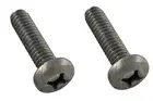 2 Pack Pentair 071652 18-8 Stainless Steel Left Hand Phillips Pan Screw for Pump