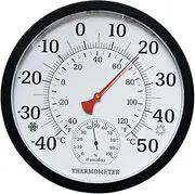 MYCENSE European Dial Humidity Temperature Gauge Weather Measuring Device Climate Tool