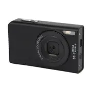 4K Vlogging Camera, Professional Digital Camera with 2.4 Inch Screen and Builtin 68MP Fill Light for Photography, Black