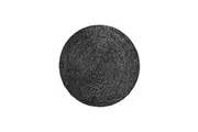 Maxwell & Williams 38 cm Table Accents Lace Metallic Round Placemat - Black