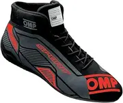 Omp Unisex Sports Boots My2022 Black/Red, Size 38 Fia 8856-2018 Boat Shoe, Standard, EU, standard