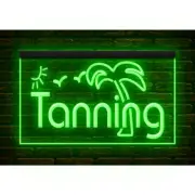 Tanning Display Night Light Neon Sign for Beauty Salon Shop Center Open