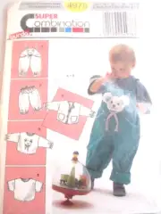 Burda Toddler Winter Clothing Sewing Pattern No. 4978. Super Combination BN