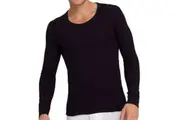 Holeproof Aircel Thermal Mens T-shirt Long Sleeve Tee Top MYPU1A Black Waffle Knit Base Layer