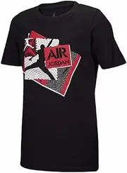 Boys Air Jordan Echo T-Shirt (L (12-13 Years), Black)