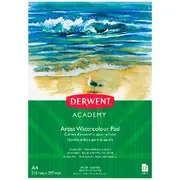 Derwent Academy Artist Watercolour Pad 300gsm 12 Sheets A4