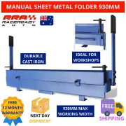 Sheet Metal Folder 930mm Metalworking Bending Folding Machine Workshop Bender