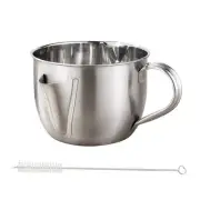Stainless Steel Grease Bowl Oil Separator for Cooking Kitchen Filter Strainer