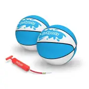 GoSports Water Basketball 2 Pack | Dunk and Splash Pool Basketball Hoops