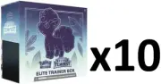 Pokemon English SWSH12 Silver Tempest Elite Trainer Box SEALED CASE! (10 ETB's)