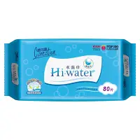 在飛比找Yahoo奇摩購物中心優惠-康乃馨 Hi-Water水濕巾 80片/包