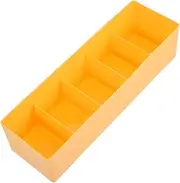 FONDOTIN Classroom Pencil Baskets and Crayon Storage Box Art Supply Organizer with Compartments for School Supplies and Craft Materials Plastic Pencil Holder for Kids