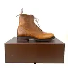 RM Williams Risden Boots Mens AU/UK 8 EU 42 US9 Clay Pebbled Leather Lace-Up New